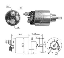 2479   MARŞ OTOMATİĞİ 12V FIAT DUCATO IVECO DAILY  BOXER JUMPER YM