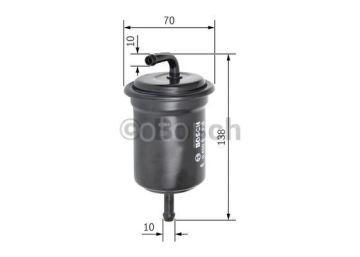 SUZUKI Grand Vitara 1.6i 16V (03.1998 - 12.2005) BOSCH Filtre Seti filitre