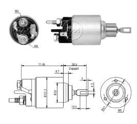379  MARŞ OTOMATİĞİ 12V  CLİO 2 LAGUNA MEGANE  YM DAR GÖVDE RENAULT