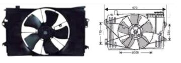 RFM1730 FAN MOTORU TOYOTA COROLLA 1998-2002 CIFTLI