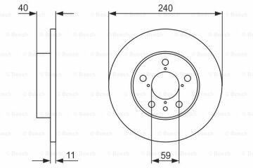 Fren Diski, Arka, [240 / 11-9,2 mm] Spider 2.0 T.S. 16V 199504 - 199804; GTV 2.0 T.S. 16V 199504 - 199804; Spider 2.0 T.S. 16V 200008 - 200602; Spider 2.0 T.S. 16V 199805 - 200007; GTV 2.0 T.S. 16V 200008 - 200512; Spider 1.8 T.S. 16V 1 FIA 71739571;