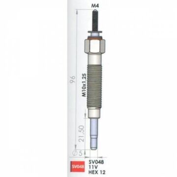 PU/SX 94  KIZDIRMA BUJİSİ  RENAULT KANGO DİZEL 11V