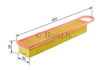 CITROEN C3 1.4 VTi 09.2009 - 12.2016 BOSCH HAVA FİLTRESİ filitre