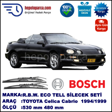 08.94-05.99 530 / 480 mm. BOSCH ECO Telli Silecek 2'li Takım