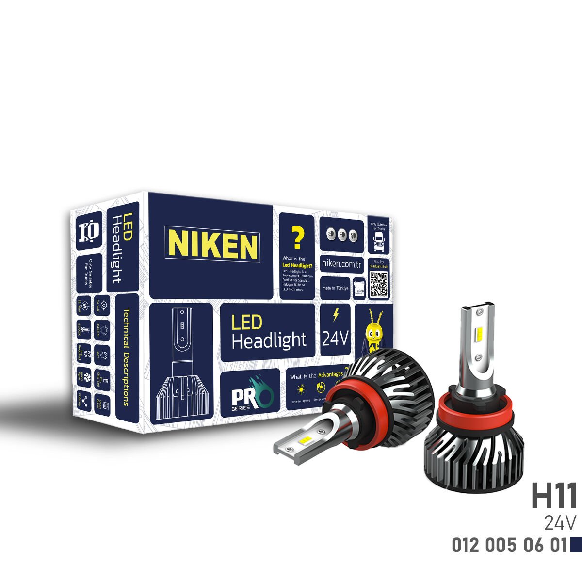 LED ZENON PRO SERİSİ H11 (24V)