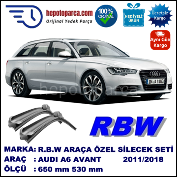 AUDI A6 AVANT/SEDANMUZ SİLECEK TAKIMI RBW ARACA ÖZEL  (2011→)