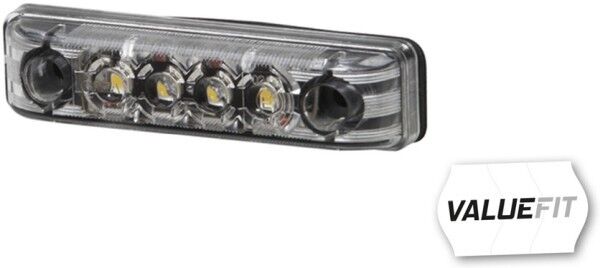 Pozisyon Lambası Hella Valuefit,12V,Siyah,LED,Beya E4 8114 /40,044,203 / 46993 / 357010021 / not CP65 approve d / 46993L / 13.0012.500