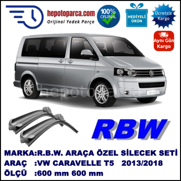 VOLKSWAGEN CARAVELLE T5/T6 MUZ SİLECEK TAKIMI RBW ARACA ÖZEL (2013→)