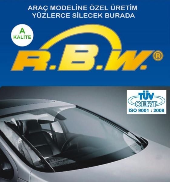 PEUGEOT Expert [G9] 02.2007-..., 650 / 500 mm.  RBW  ADAPTÖRLÜ MUZ SİLECEK SETİ