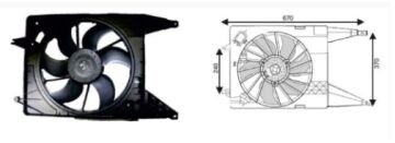 RFM1522 FAN MOTORU MEGANE I/SCENIC 1,9DT 98->