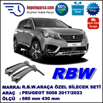 PEUGEOT 5008 2 MUZ SİLECEK TAKIMI RBW ARACA ÖZEL (2017→)