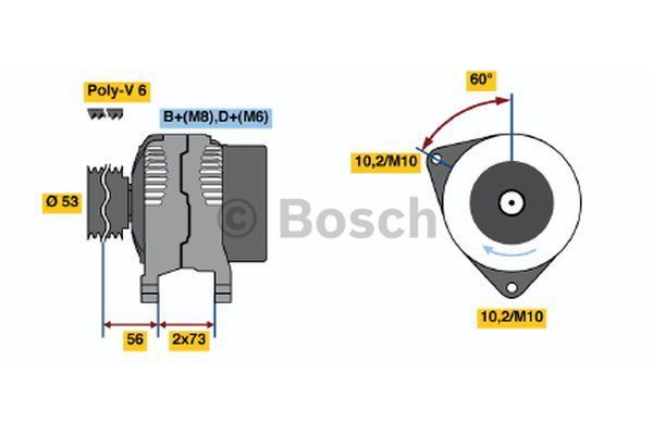 AlternatörBMW 3-Serie; Z 3 BMW 12311247488; BMW 123