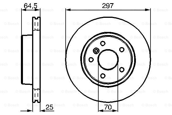 Fren Diski, Ön, [297 / 25-22 mm], Hava KanallıLAND Range Rover II 2.5 D AWD ( 09.1994 - 08.2002 ); Range Rover II 4.0i V8 AWD ( 09.1994 - 08.2002 ); Range Rover II 4.6i V8 AWD ( 09.1994 - 08.2002 ) LRG NTC8780