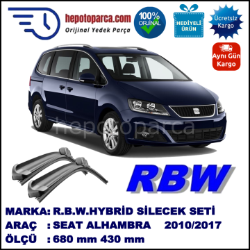 SEAT ALHAMBRA MUZ SİLECEK TAKIMI RBW ARACA ÖZEL (2010→)