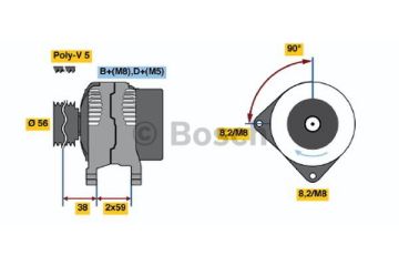 AlternatörAUDI; VW (VOLKSWAGEN) A4; A4 Avant; Passat Variant; Passat; A4 quattro; A4 Avant quattro VWW 028903027S; AUD 0289