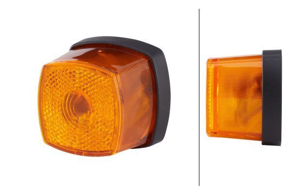 Yan Sinyal Lambası Hella Valuefit,Sarı,12V,Siyah,H / 087 1191 / 02222912 / 1 050 020 67 / 33.25225-6002 / 1 9 06 668 / 30061170