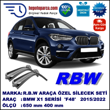 BMW X1 MUZ SİLECEK TAKIMI RBW ARACA ÖZEL (2015→)