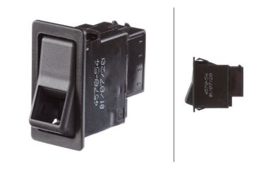 Şalter,I->0-II,Damper kumandası,Tuş kumandalı, konfor fonksiyonu yok,Aebi/CASE IH/Goldhofer/MANİTOU