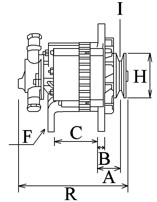 F032113792 Alternatör Hyundai H-1 CRDi 2.5 D4CB 01 -08-2003 -,Hyundai H-1 / Starex CRDi 2.5 D4CB 01-12-2002 -,Kia Sorento CRDi 2.5 D4CB JC 01-08-2005 -,Kia Sorento CRDi 2.5 D4CB JC 01-08-2002 - ALT580