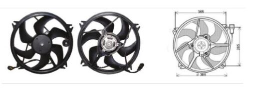 RFM1580 FAN MOTORU PEUGEOT 307/C4 2004->1,4-2,0 HD