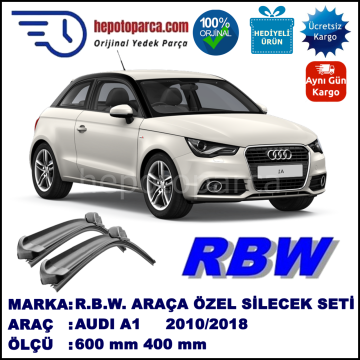 AUDI A1 MUZ SİLECEK TAKIMI RBW ARACA ÖZEL (2010→)