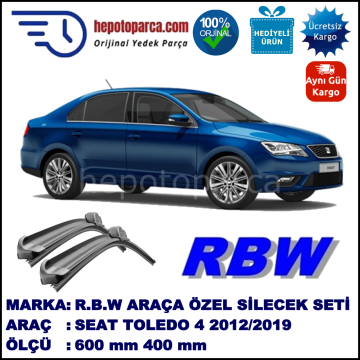SEAT TOLEDO 4 MUZ SİLECEK TAKIMI RBW ARACA ÖZEL (2012→)