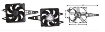 RFM1650 FAN MOTORU 12V TEMPRA 249