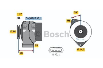 AlternatörTOYOTA Avensis; Carina E TOY 270600B010