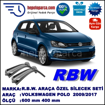 VOLKSWAGEN POLO 6 MUZ SİLECEK TAKIMI RBW ARACA ÖZEL (2009-2017)