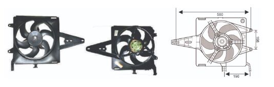 RFM1634 FAN MOTORU FIAT STRADA/SIENA 1,6