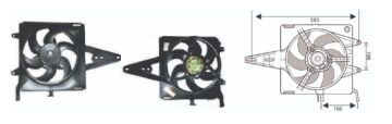 RFM1634 FAN MOTORU FIAT STRADA/SIENA 1,6