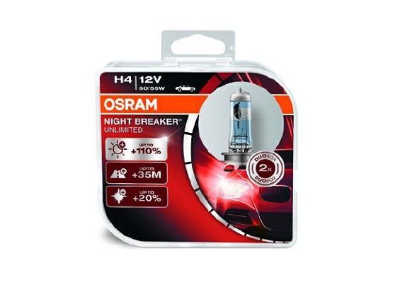 64193 NBU 12V H4 AMPÜL %110 FAZLA IŞIK %20 TK