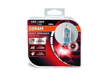 OSRAM 64210 NBU 12V H7 AMPÜL %110 FAZLA IŞIK %20  TAKIM