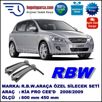 KİA PRO CEE'D MUZ SİLECEK TAKIMI RBW ARACA ÖZEL (2008-2009)