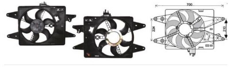 RFM1660 FAN MOTORU 12V DOBLO 1.9D -4675975347