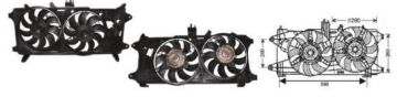 RFM1670 FAN MOTORU 12V DOBLO JTD ÇİFTLİ