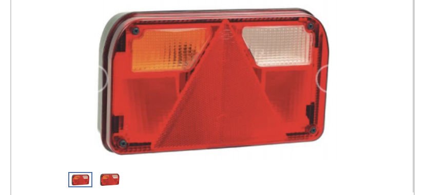 YD-D-0095L-4201 ÜÇGEN REF. STOP SİNYAL LAMBASI SOL