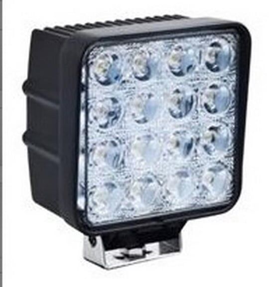 ÇALIŞMA LAMBASI 16 LEDLİ KARE 48W LC048TR KALIN