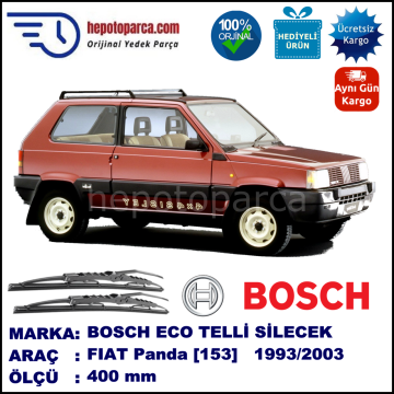 FIAT Panda [153..] 01.93-09.03 400 /  mm. BOSCH ECO Telli Silecek 1 Adet