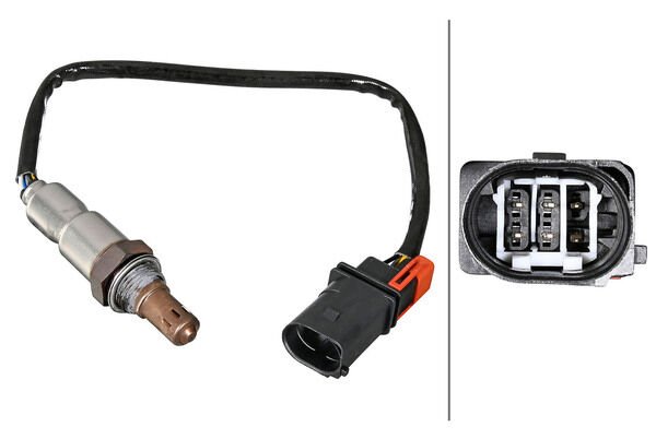 Lambda Sensörü,6-Kutuplu,Ayrık tip sensör,Citroën/ 96 832 654 80