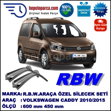 VOLKSWAGEN CADDY 3-4 MUZ SİLECEK TAKIMI RBW ARACA ÖZEL (2010→)