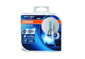 64211 CBI 12V H11 %20 DAHA FAZLA PAR.BEYAZ IŞIK TK