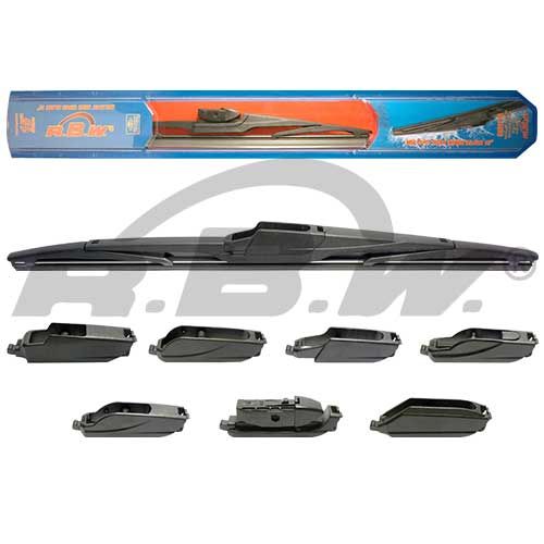 7 ADAPTÖRLÜ PLASTİK, MULTI-FIT 380 mm, (15') RBW ARKA SİLECEK, 95015 SİLGİ SÜPÜRGESİ