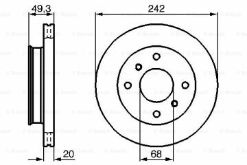 Fren Diski, Ön, [242 / 20-18 mm], Hava KanallıNISS Primera 2.0 Diesel Sedan ( 01.1991 - 06.1996 ); Primera 2.0 Diesel Hatchback ( 01.1991 - 06.1996 ); Primera 1.6 Sedan ( 06.1990 - 05.1993 ); Primera 1.6 Sedan ( 06.1990 - 04.1993 ); Primera 1.6 Hatch