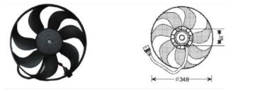 RFM1911 FAN MOTORU VW.BORA/GOLF IV/POLO 1,4-1,6 BE IN