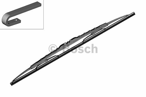 BOSCH_3397011549 ECO Tekli Silecek - [700 mm]70 C AĞIR VASITA KALIN AĞIR VASITA MAN MERCEDES VOLVO DAF KALIN KANCA