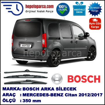 MERCEDES-BENZ Citan  350 mm 07.2012-... BOSCH Arka Silecek