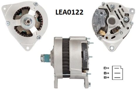 LEA0122  ALTERNATOR A127/14V/55A CASE -MF -FO RD ESCORT II,FIESTA BOX,GRANADA,SIERRA ESTATE,TAUNUS -ROVER