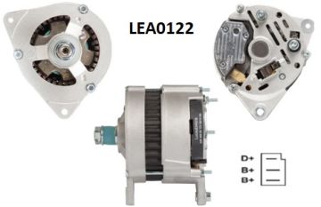 LEA0122  ALTERNATOR A127/14V/55A CASE -MF -FO RD ESCORT II,FIESTA BOX,GRANADA,SIERRA ESTATE,TAUNUS -ROVER