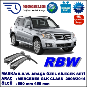 MERCEDES GLK CLASS [X204] MUZ SİLECEK TAKIMI RBW ARACA ÖZEL (2008-2014)